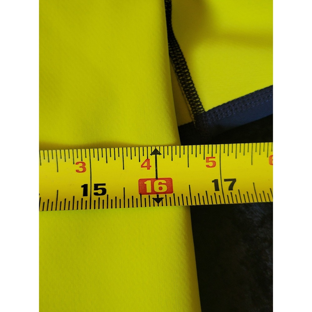 Sugoi Mens Cycling Jacket Neon Yellow Black Reflective Full Zip Bike Coat Medium - Picture 10 of 14